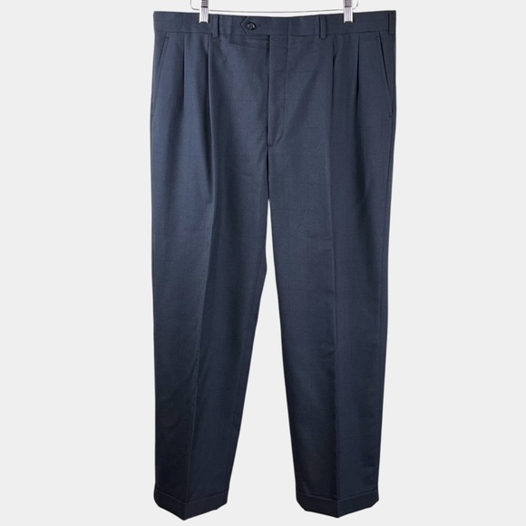 Burberrys Vintage Burberry 100% Wool 2-Piece Suit Navy - Picture 11 of 16